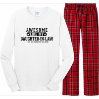 Awesome Like My Daughter In Law FatherS Day Funny Dad Joke Long Sleeve Pajama Set