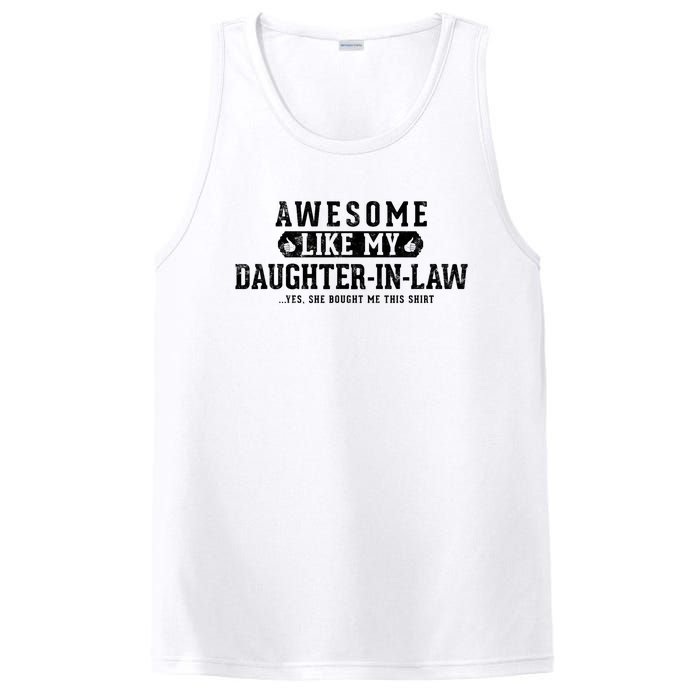 Awesome Like My Daughter In Law FatherS Day Funny Dad Joke PosiCharge Competitor Tank