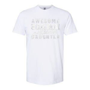 Awesome Like My Middle Daughter Retrofunny Fathers Day Softstyle CVC T-Shirt