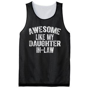 Awesome Like My Daughter In Law For Father In Law Day Mesh Reversible Basketball Jersey Tank