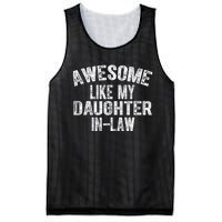 Awesome Like My Daughter In Law For Father In Law Day Mesh Reversible Basketball Jersey Tank