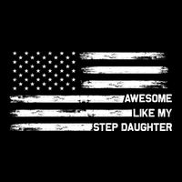 Awesome Like My Step Daughter Fathers Day Dad Joke Cooling Performance Crew T-Shirt