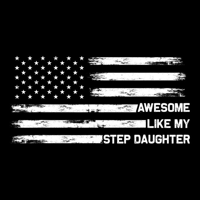 Awesome Like My Step Daughter Fathers Day Dad Joke Cooling Performance Crew T-Shirt