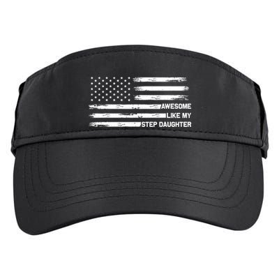 Awesome Like My Step Daughter Fathers Day Dad Joke Adult Drive Performance Visor
