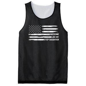 Awesome Like My Step Daughter Fathers Day Dad Joke Mesh Reversible Basketball Jersey Tank