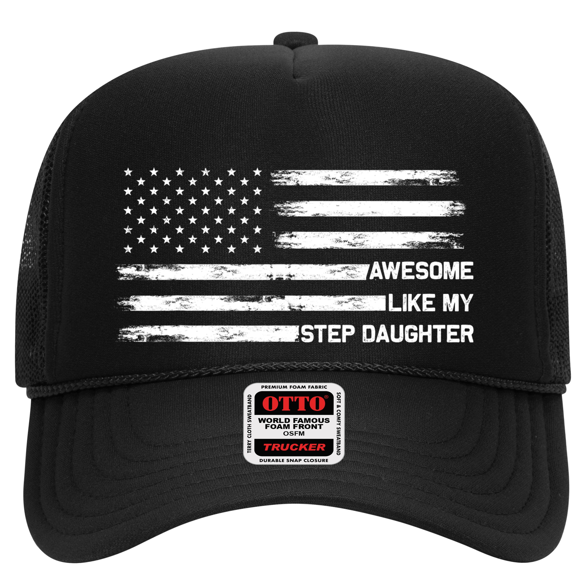 Awesome Like My Step Daughter Fathers Day Dad Joke Hat