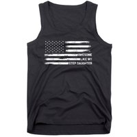 Awesome Like My Step Daughter Fathers Day Dad Joke Tank Top