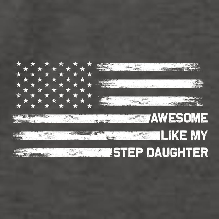Awesome Like My Step Daughter Fathers Day Dad Joke Vector Backpack