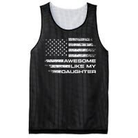 Awesome Like My Daughter Gifts Mesh Reversible Basketball Jersey Tank