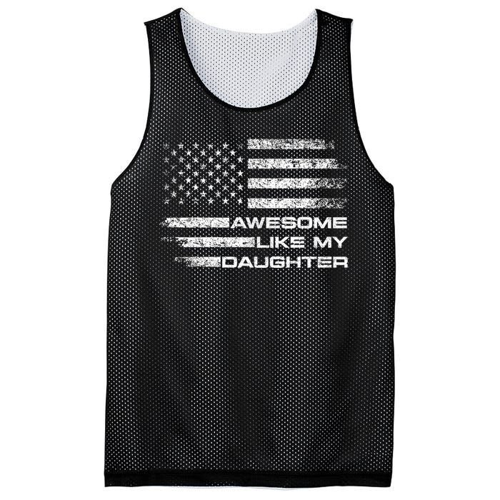 Awesome Like My Daughter Gifts Mesh Reversible Basketball Jersey Tank