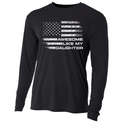 Awesome Like My Daughter Gifts Cooling Performance Long Sleeve Crew