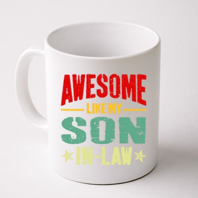 Awesome Like My Soninlaw Funny Mom Dad Joke Gift Coffee Mug