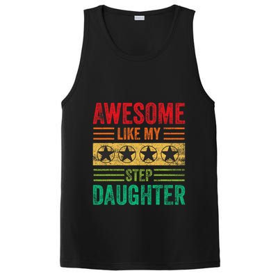 Awesome Like My Step Daughter Vintage Parents FatherS Day PosiCharge Competitor Tank