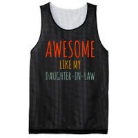 Awesome Like My Daughter In Law Awesome Fatherinlaw Mesh Reversible Basketball Jersey Tank