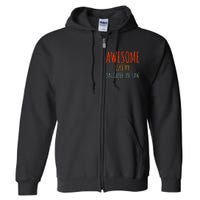 Awesome Like My Daughter In Law Awesome Fatherinlaw Full Zip Hoodie