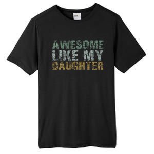 Awesome Like my Daughter Dad Gift Papa Father Day Tall Fusion ChromaSoft Performance T-Shirt