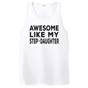 Awesome Like My Stepdaughter Funny Fathers Day PosiCharge Competitor Tank