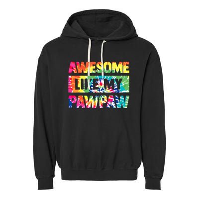 Awesome Like My Pawpaw Fathers Day Family Garment-Dyed Fleece Hoodie