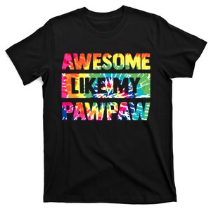 Awesome Like My Pawpaw Fathers Day Family T-Shirt