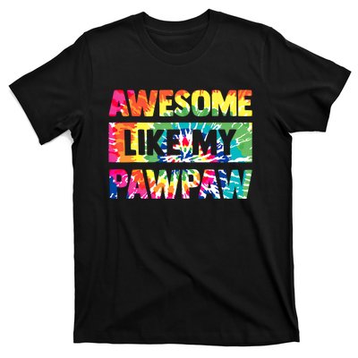 Awesome Like My Pawpaw Fathers Day Family T-Shirt