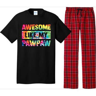 Awesome Like My Pawpaw Fathers Day Family Pajama Set