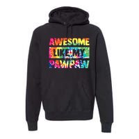 Awesome Like My Pawpaw Fathers Day Family Premium Hoodie