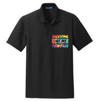 Awesome Like My Pawpaw Fathers Day Family Dry Zone Grid Polo