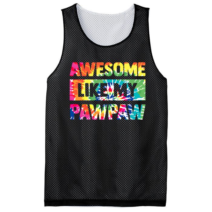 Awesome Like My Pawpaw Fathers Day Family Mesh Reversible Basketball Jersey Tank