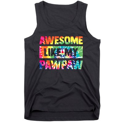 Awesome Like My Pawpaw Fathers Day Family Tank Top