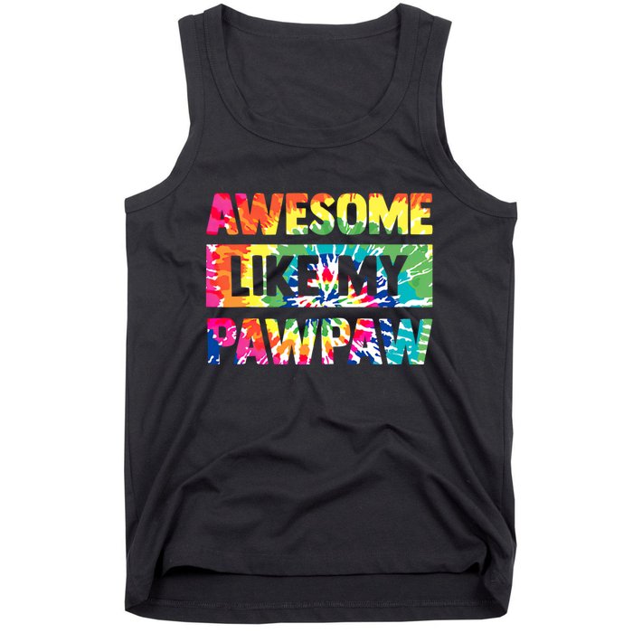 Awesome Like My Pawpaw Fathers Day Family Tank Top