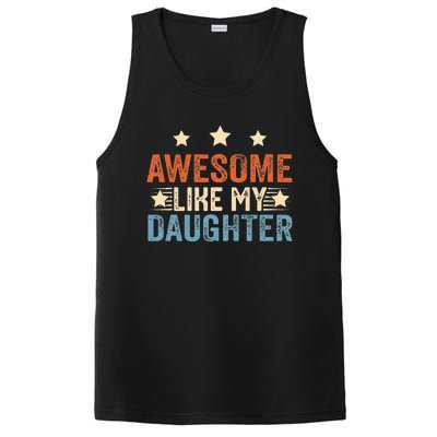 Awesome Like My Daughter Funny Father's Day from daughter PosiCharge Competitor Tank