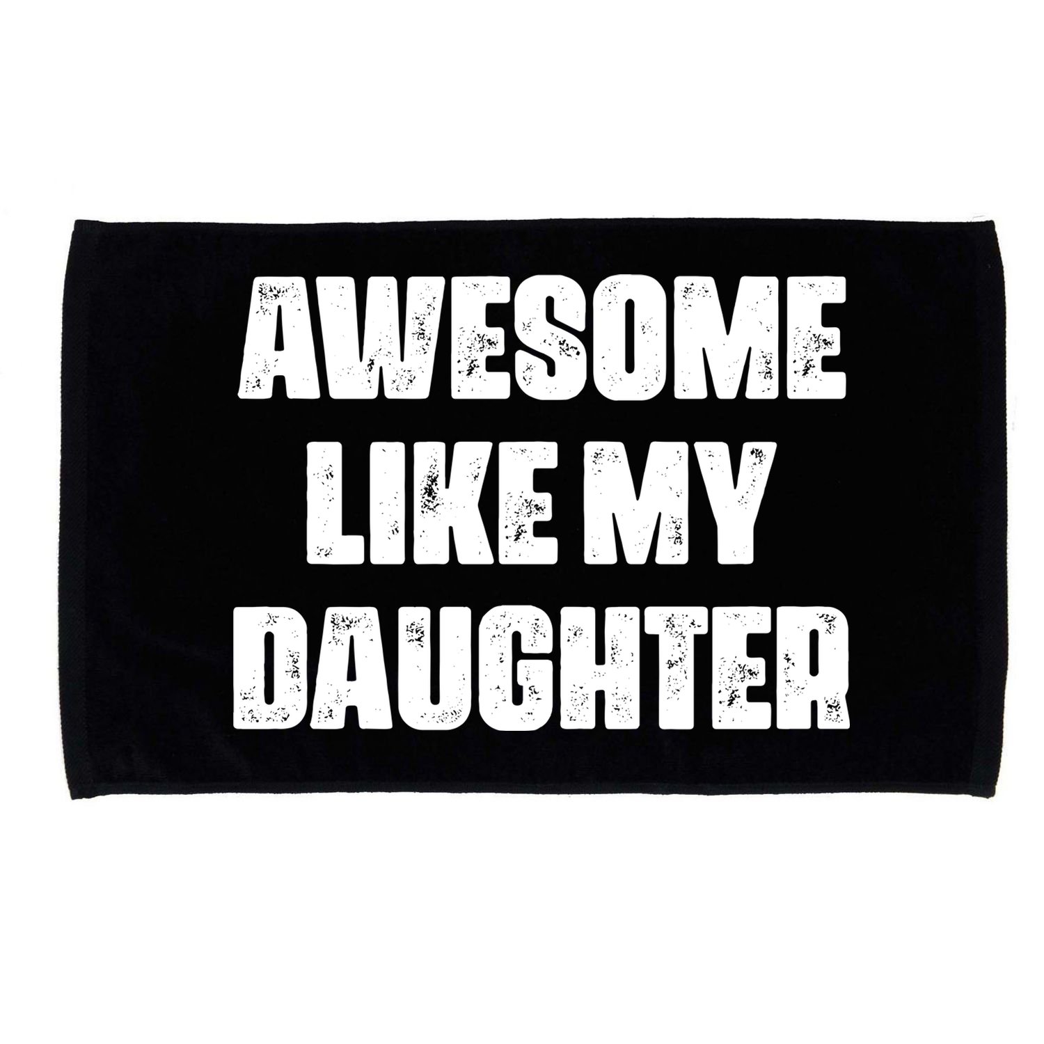 Awesome Like My Daughter Mother's Day Father's Day Mom Dad Microfiber Hand Towel