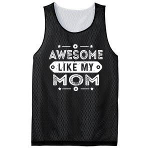 Awesome Like My Mom Like My Mother Mesh Reversible Basketball Jersey Tank