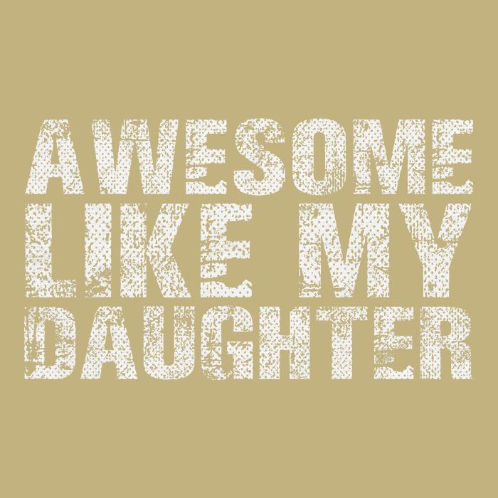 Awesome Like My Daughter Girl Dad Gift Papa Father Day Cooling Performance Crew T-Shirt