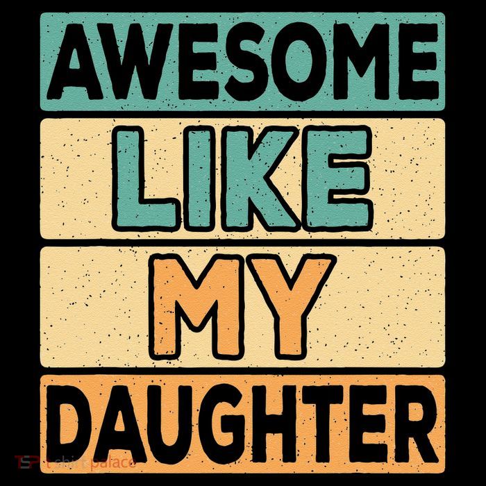 Awesome Like My Daughter Dad Mom Retro Funny Father Mother 16 in Basic Backpack