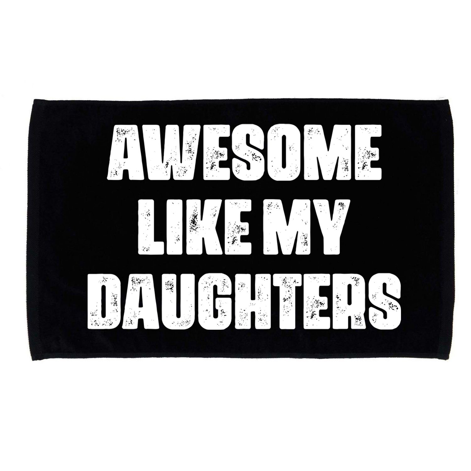 Awesome Like My Daughters Mother's Day Father's Day Mom Girl Dad Microfiber Hand Towel