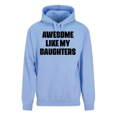 Awesome Like My Daughters Mother's Day Father's Day Mom Girl Dad Unisex Surf Hoodie