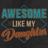 Awesome Like My Daughter For Dad On Fathers Day Adult Drive Performance Visor