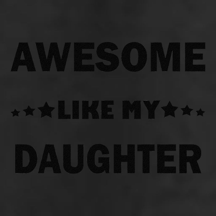 Awesome Like My Daughter Funny FatherS Day Dad Adult Drive Performance Visor