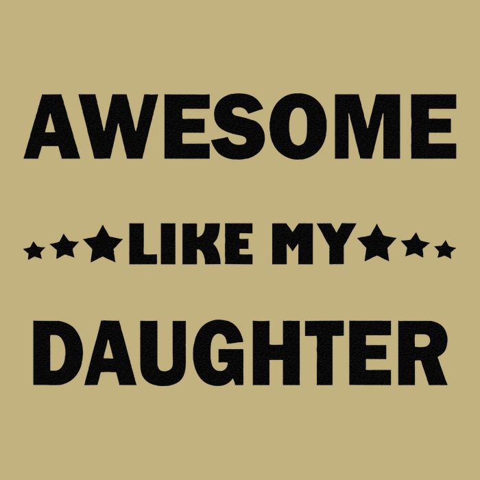 Awesome Like My Daughter Funny FatherS Day Dad Cooling Performance Crew T-Shirt