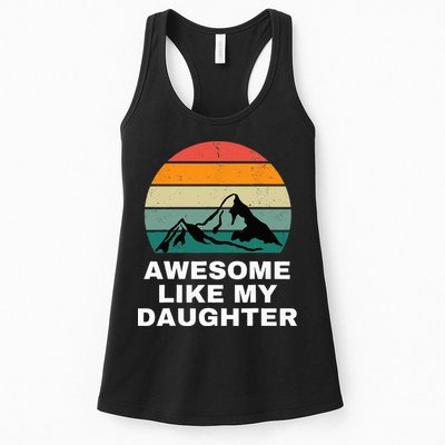 Awesome Like My Daughter Gift Funny Father's Day Womens Tank Top