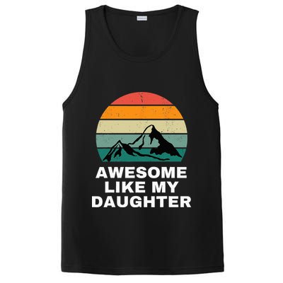 Awesome Like My Daughter Gift Funny Father's Day PosiCharge Competitor Tank