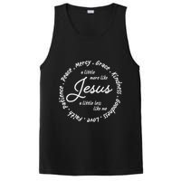 A Little More Like Jesus A Little Less Like Me PosiCharge Competitor Tank
