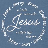 A Little More Like Jesus A Little Less Like Me Garment-Dyed Sweatshirt