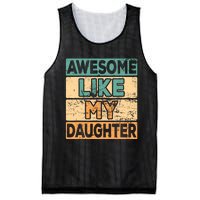 Awesome Like My Daughter Parents' Day Mesh Reversible Basketball Jersey Tank