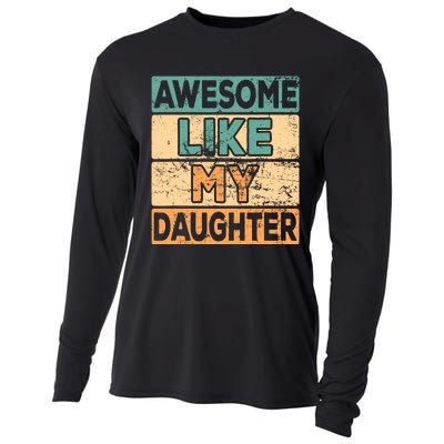 Awesome Like My Daughter Parents' Day Cooling Performance Long Sleeve Crew