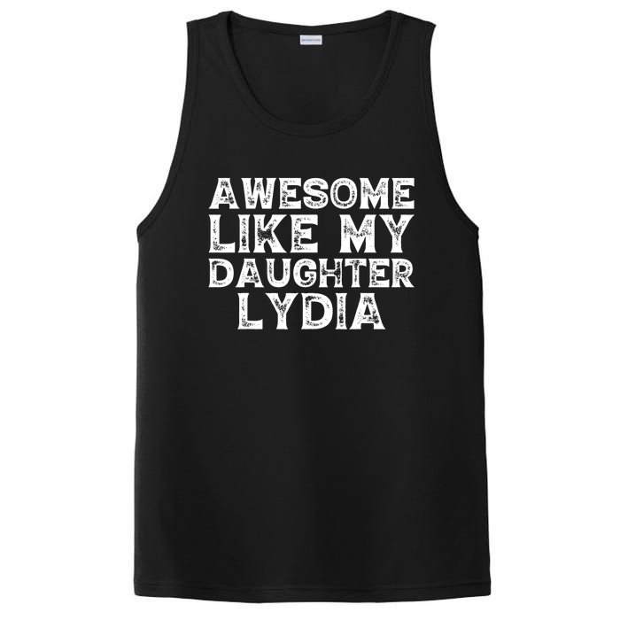 Awesome Like My Daughter Lydia Dad Mom Fathers Mothers Day PosiCharge Competitor Tank