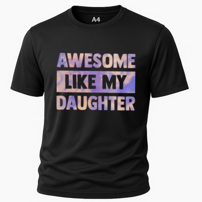 Awesome Like My Daughter Matching Fathers Day Family Tie Dye Performance Shirt