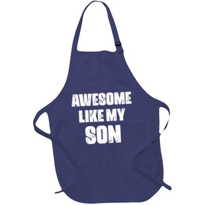 Awesome Like My Son Mother's Day Father's Day Boy Mom Dad Apron