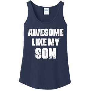 Awesome Like My Son Mother's Day Father's Day Boy Mom Dad Ladies Essential Tank